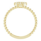 Beaded Cluster Ring