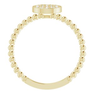 Beaded Cluster Ring