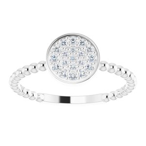 Beaded Cluster Ring