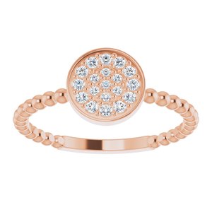 Beaded Cluster Ring