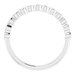 Bezel-Set Stackable Ring