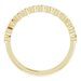 Bezel-Set Stackable Ring