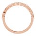 Bezel-Set Stackable Ring