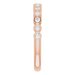Bezel-Set Stackable Ring