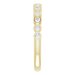 Bezel-Set Stackable Ring