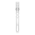 Bezel-Set Stackable Ring