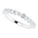 Bezel-Set Stackable Ring