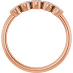 Five-Stone Bezel-Set Ring
