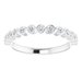 Bezel-Set Stackable Ring