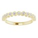 Bezel-Set Stackable Ring
