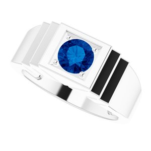 Geometric Solitaire Ring
