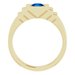 Geometric Solitaire Ring