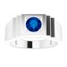 Geometric Solitaire Ring