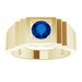 Geometric Solitaire Ring