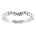 Solitaire Sculptural Engagement Ring or Band