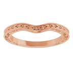 Solitaire Sculptural Engagement Ring or Band