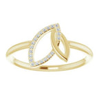 Double Leaf Ring