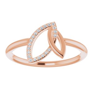 Double Leaf Ring