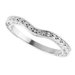Solitaire Sculptural Engagement Ring or Band