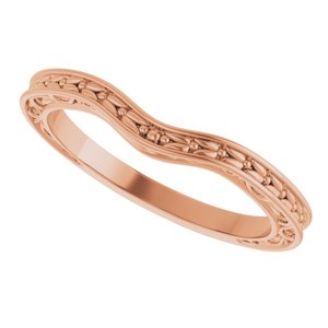Solitaire Sculptural Engagement Ring or Band