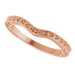 Solitaire Sculptural Engagement Ring or Band