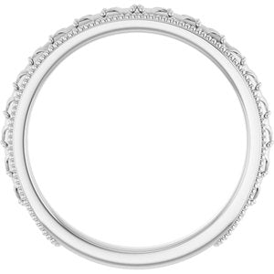 Milgrain Sculptural Comfort-Fit Band