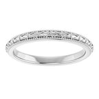 Milgrain Sculptural Comfort-Fit Band