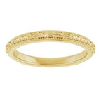 Milgrain Sculptural Comfort-Fit Band