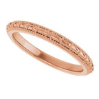 Milgrain Sculptural Comfort-Fit Band