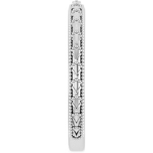 Milgrain Sculptural Comfort-Fit Band