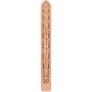 Milgrain Sculptural Comfort-Fit Band