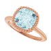 Beaded Solitaire Ring