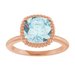 Beaded Solitaire Ring