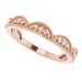 Accented Stackable Crown Ring