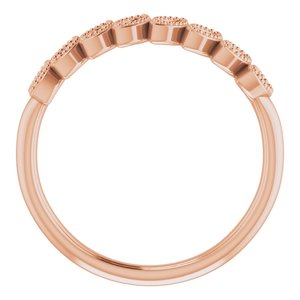 Granulated Leaf Ring