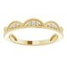 Accented Stackable Crown Ring