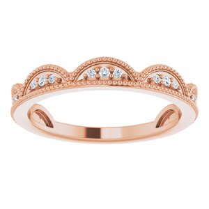 Accented Stackable Crown Ring
