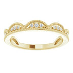 Accented Stackable Crown Ring