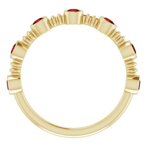 Bezel-Set Ring