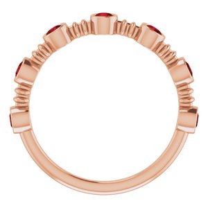 Bezel-Set Ring