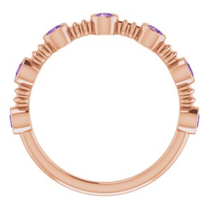 Bezel-Set Ring