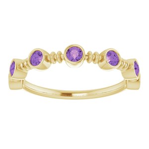 Bezel-Set Ring