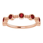 Bezel-Set Ring