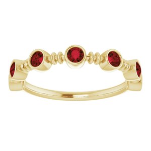Bezel-Set Ring