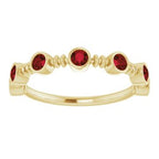 Bezel-Set Ring