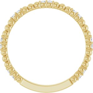 Beaded Anniversary Band