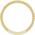Beaded Anniversary Band