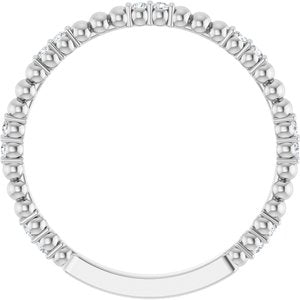 Beaded Anniversary Band