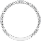 Beaded Anniversary Band