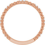 Beaded Anniversary Band